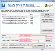 AutoCAD DWG to PDF Converter screenshot